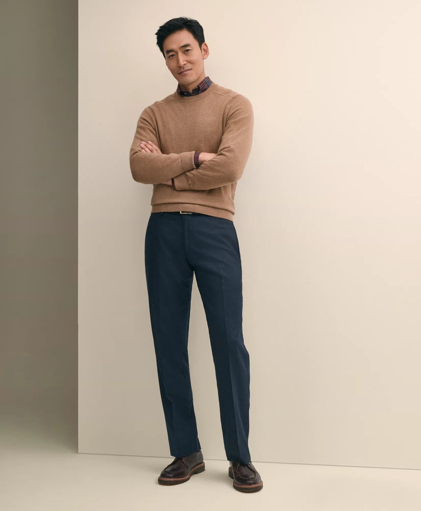 Traditional Fit Wool Flannel Dress Pants | Brooks Brothers discount