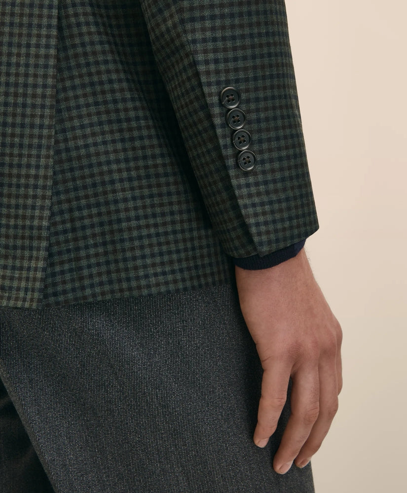 Classic Fit Wool Gingham Sport Coat | Brooks Brothers for sale