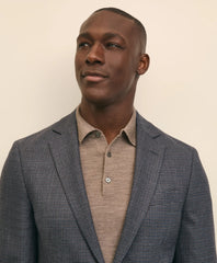 Traditional Fit Wool Hopsack Gingham Sport Coat | Brooks Brothers for sale