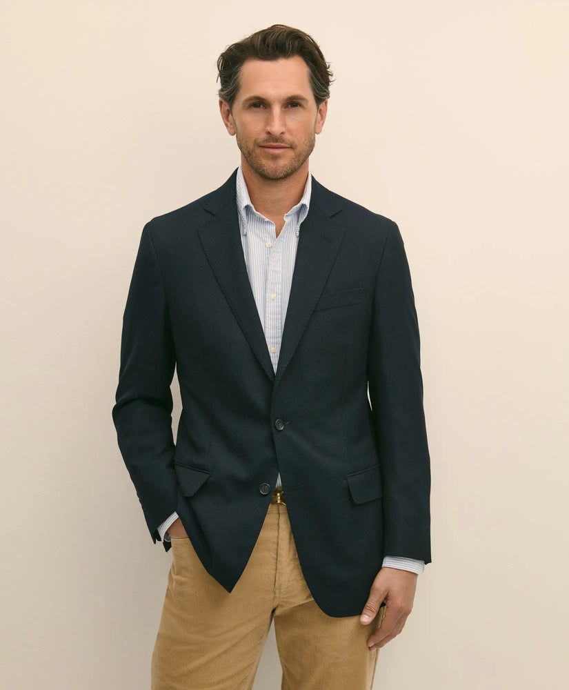 Traditional Fit Wool Hopsack Sport Coat | Brooks Brothers online