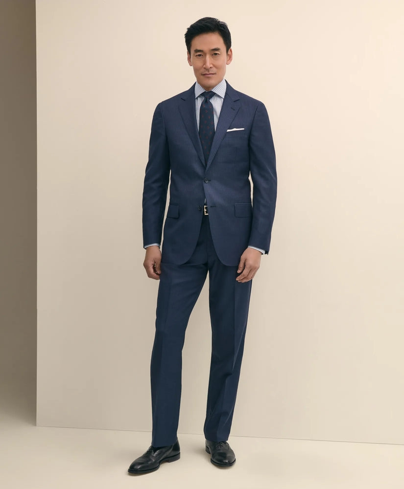 Traditional Fit Wool Pinstripe 1818 Suit | Brooks Brothers online