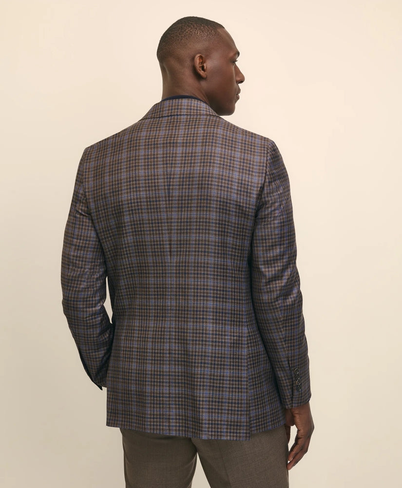 Traditional Fit Wool Plaid-Gingham Sport Coat | Brooks Brothers for sale