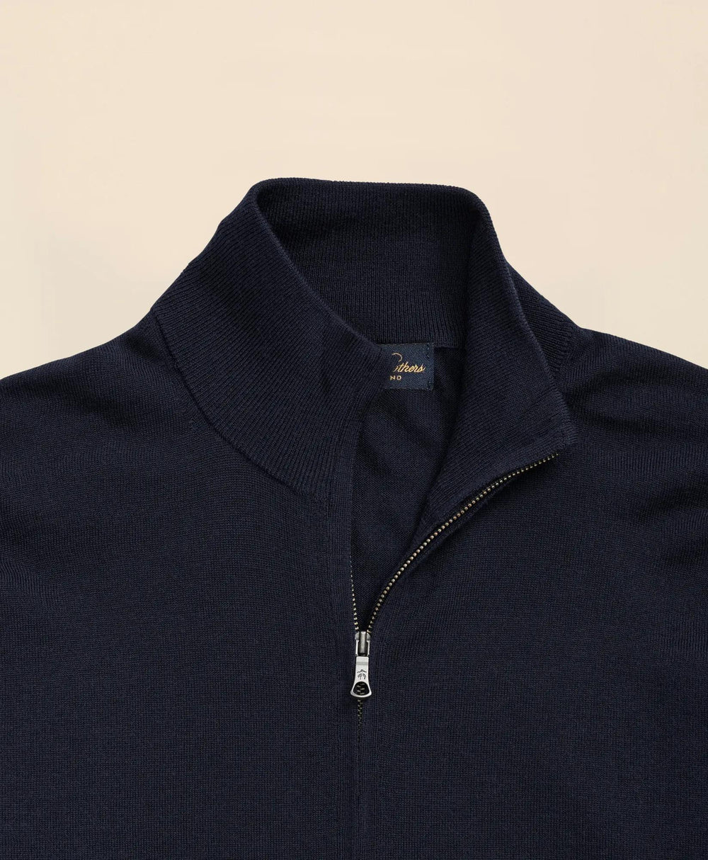 Ultimate Merino Wool Full Zip Sweater | Brooks Brothers cheap