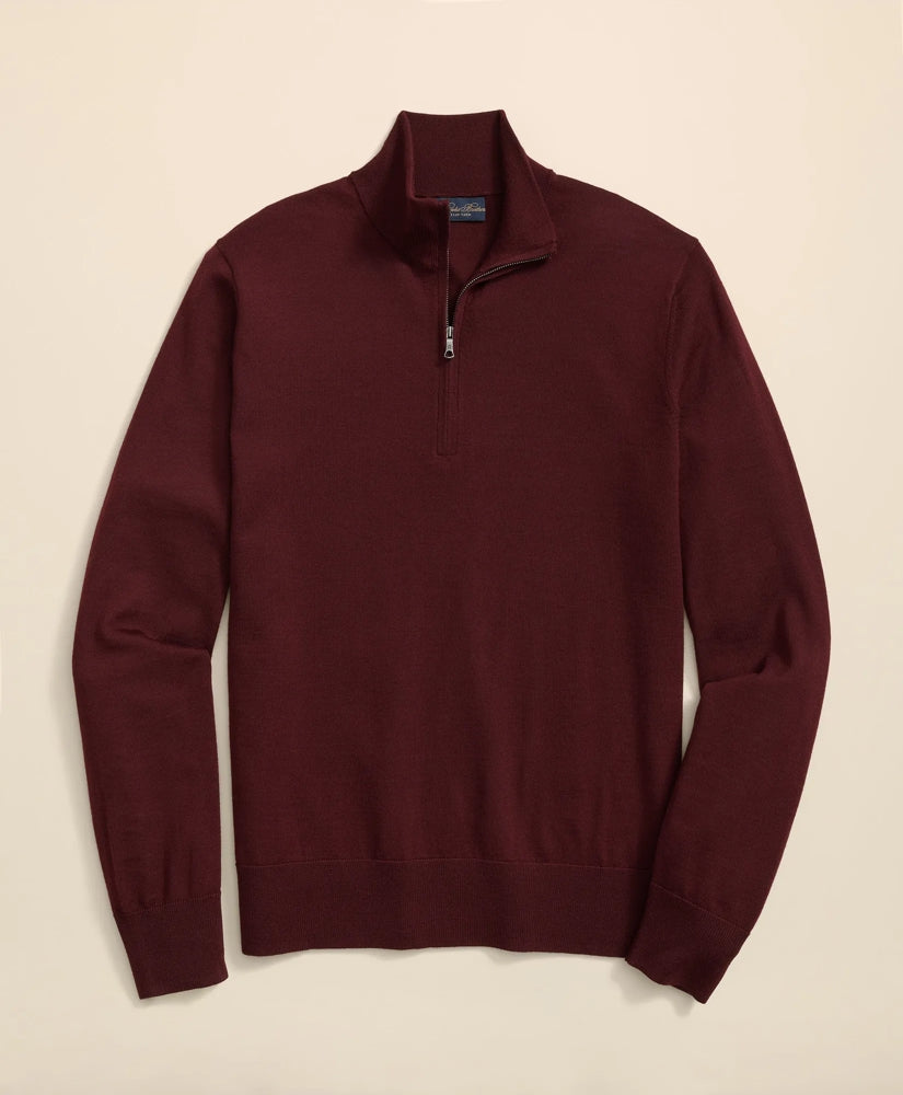 Ultimate Merino Wool Quarter-Zip Sweater | Brooks Brothers sale