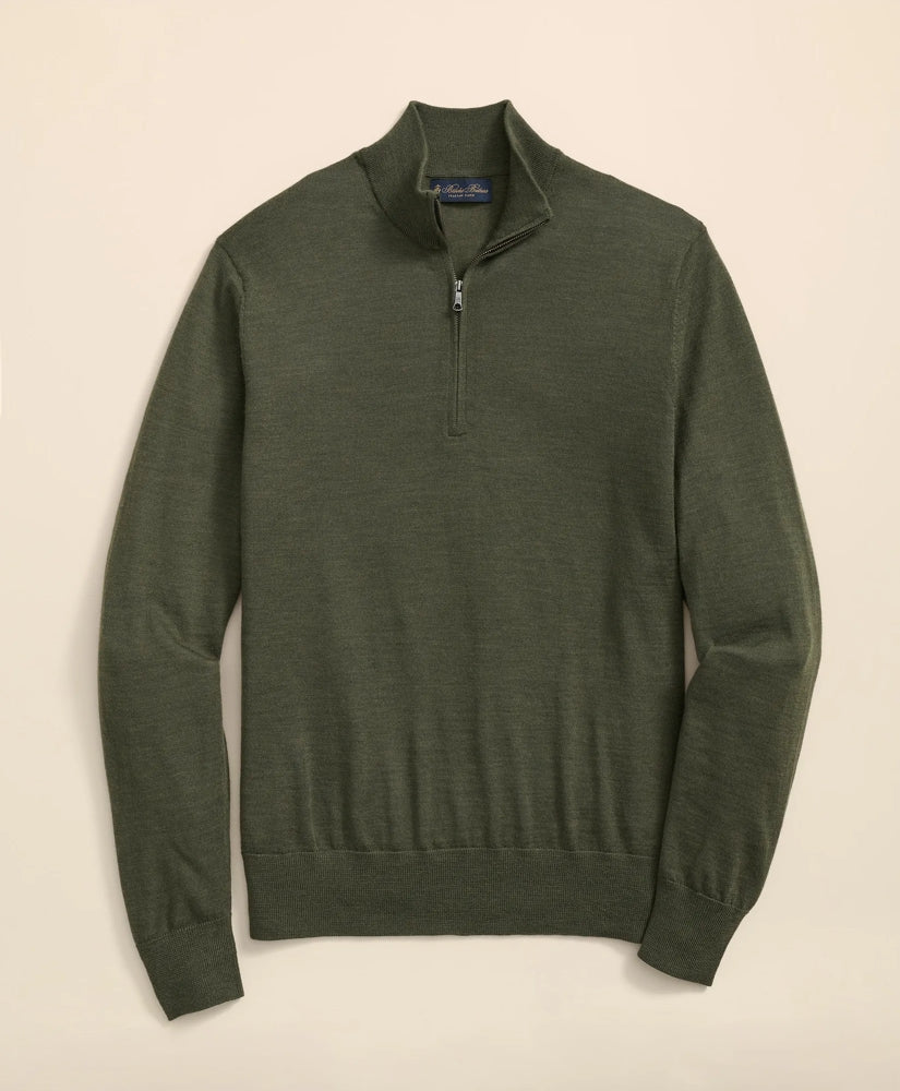 Ultimate Merino Wool Quarter-Zip Sweater | Brooks Brothers sale