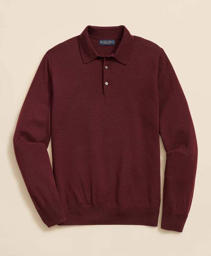 Ultimate Merino Wool Polo Sweater | Brooks Brothers online