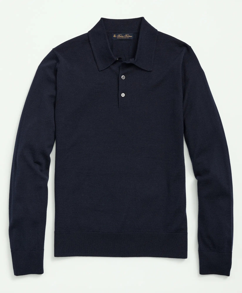 Ultimate Merino Wool Polo Sweater | Brooks Brothers online