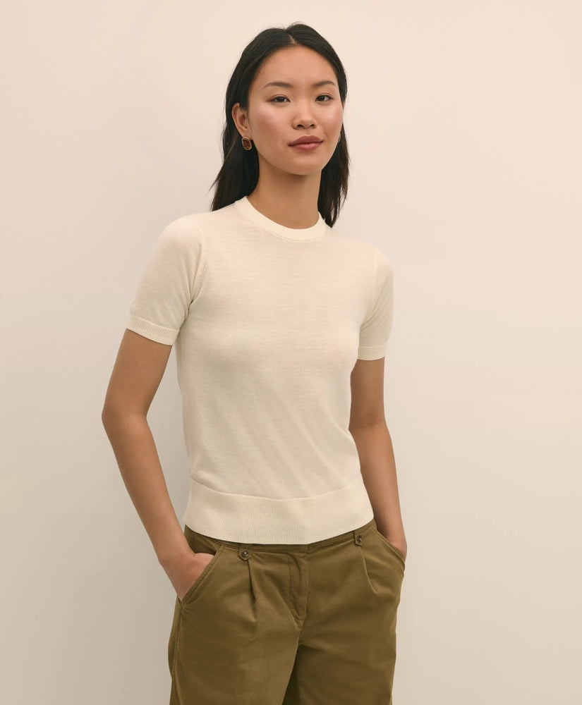 Ultimate Merino Wool Short-Sleeve Sweater Shell | Brooks Brothers online shop