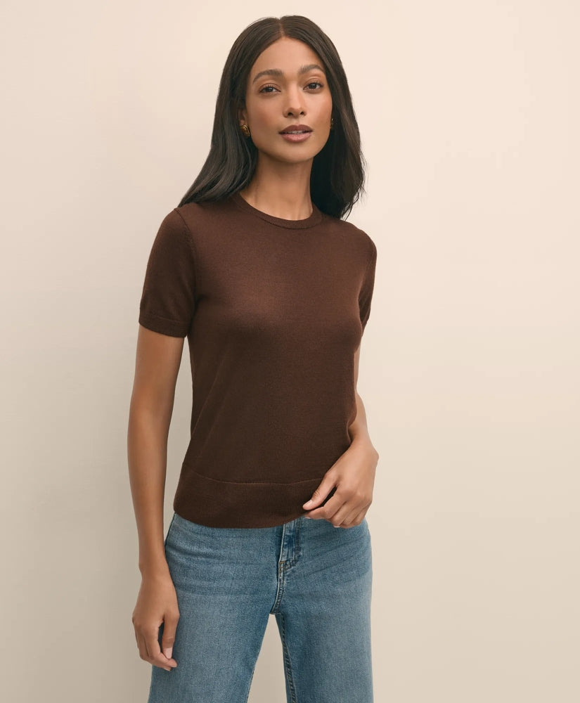Ultimate Merino Wool Short-Sleeve Sweater Shell | Brooks Brothers sale
