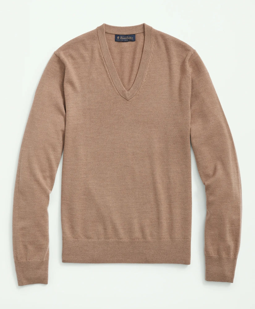 Ultimate Merino Wool V-Neck Sweater | Brooks Brothers discount