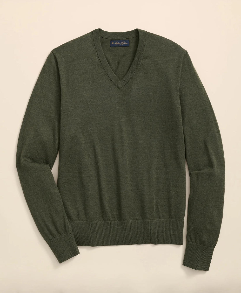 Ultimate Merino Wool V-Neck Sweater | Brooks Brothers discount