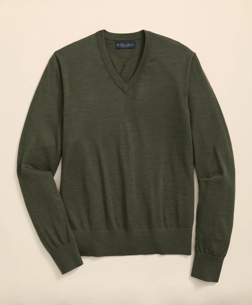 Ultimate Merino Wool V-Neck Sweater | Brooks Brothers discount