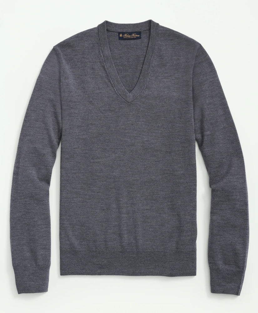 Ultimate Merino Wool V-Neck Sweater | Brooks Brothers discount