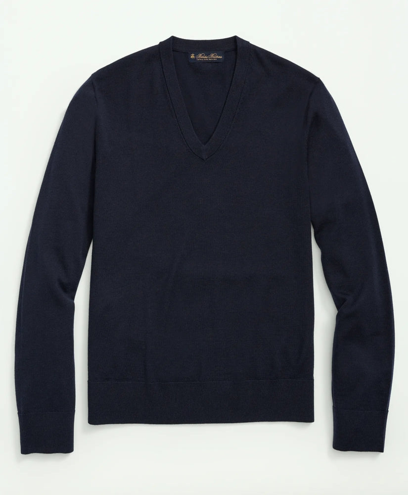 Ultimate Merino Wool V-Neck Sweater | Brooks Brothers discount