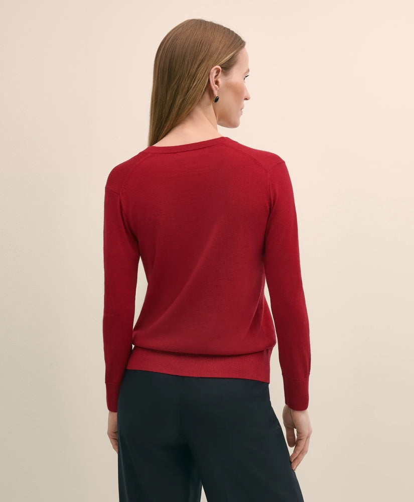 Ultimate Merino Wool V-Neck Sweater | Brooks Brothers online shop