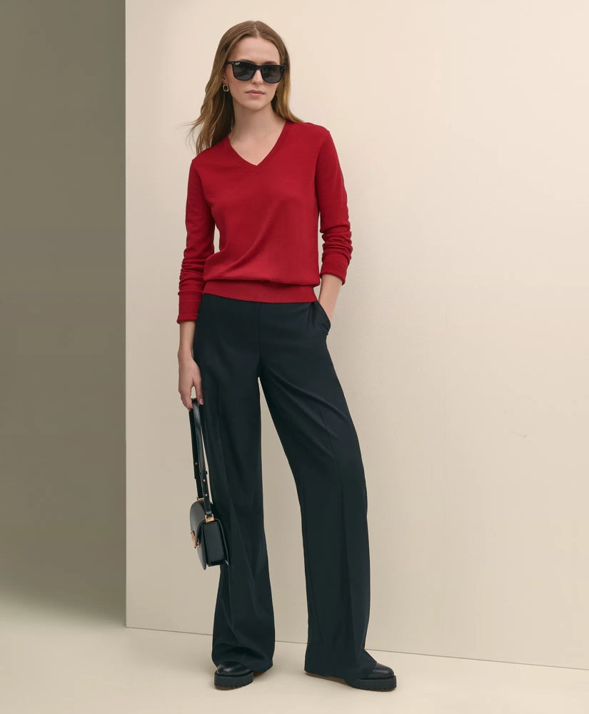Ultimate Merino Wool V-Neck Sweater | Brooks Brothers online shop