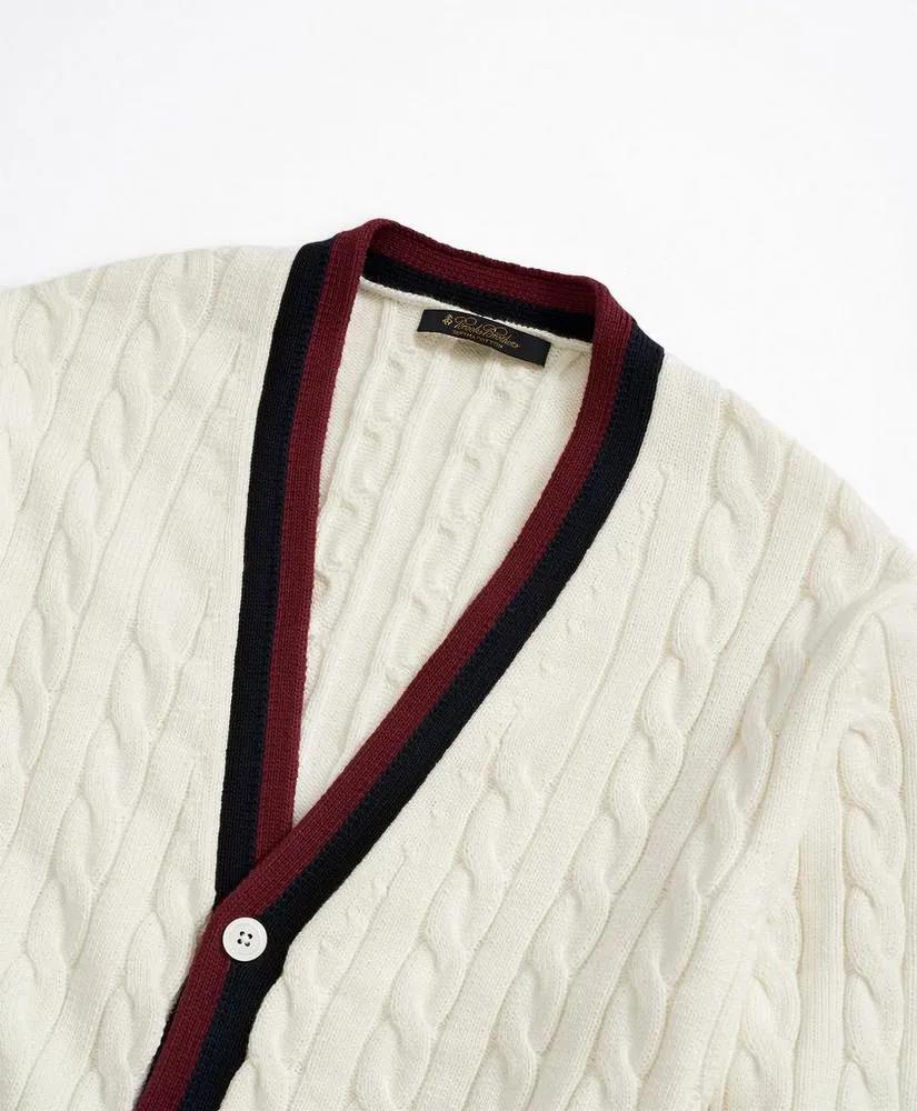 Vintage-Inspired Supima® Cotton Tennis Cardigan | Brooks Brothers sale
