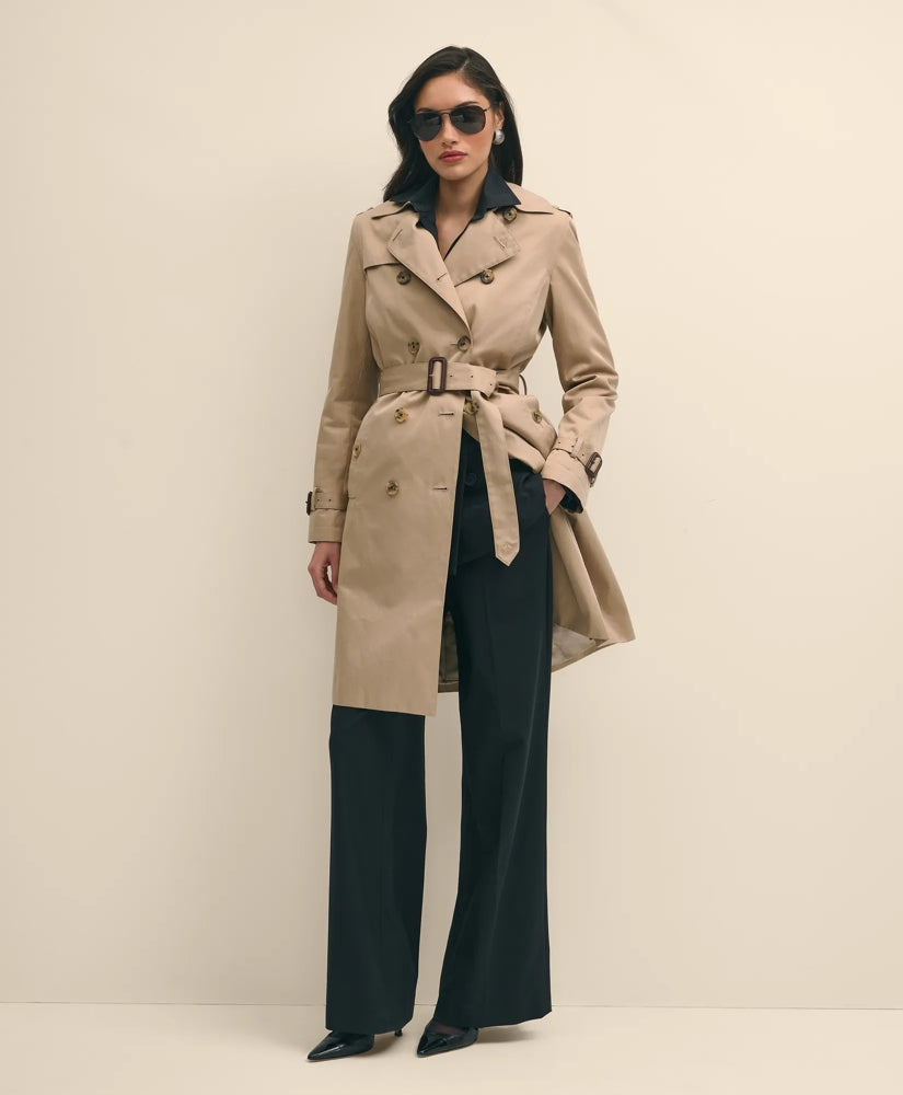 Water Repellent Trench Coat With Zip-Out Lining | Brooks Brothers discount