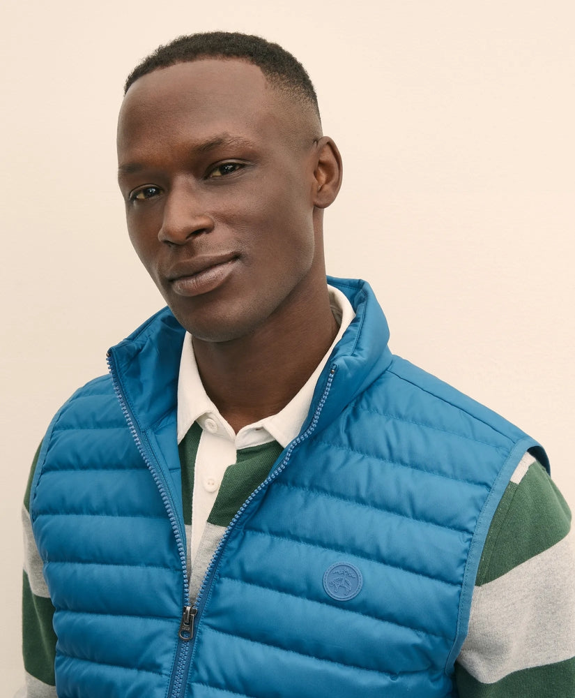 Water-Resistant Down Puffer Vest | Brooks Brothers online shop