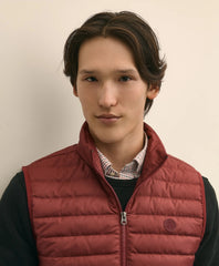Water-Resistant Down Puffer Vest | Brooks Brothers online shop
