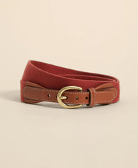 Webbed Leather-Accent Belt | Brooks Brothers sale