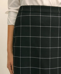 Windowpane Mini Skirt | Brooks Brothers on sale