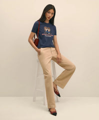 Women's Lunar New Year 100% Cotton Graphic T-Shirt | Brooks Brothers cheap