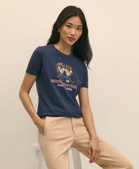 Women's Lunar New Year 100% Cotton Graphic T-Shirt | Brooks Brothers cheap