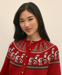 Women's Lunar New Year Merino-Wool-Blend Cardigan | Brooks Brothers sale
