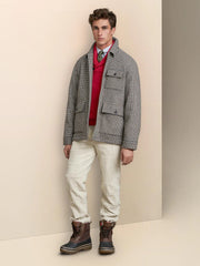 Wool Blend Double-Faced Guncheck Walking Coat | Brooks Brothers online