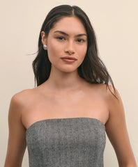 Wool-Blend Herringbone Bustier | Brooks Brothers cheap