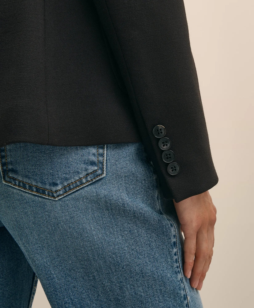 Wool-Blend Horsebit Detail Jacket | Brooks Brothers online shop
