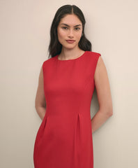 Wool Blend Tulip Sheath Dress | Brooks Brothers for sale