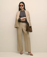 Wool-Blend Wide-Leg Pants | Brooks Brothers cheap