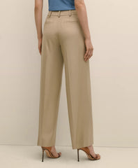 Wool-Blend Wide-Leg Pants | Brooks Brothers cheap