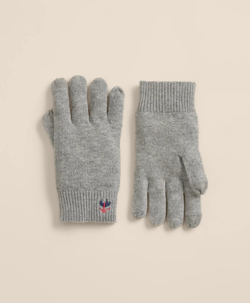 Wool-Cashmere Blend Touchscreen Gloves | Brooks Brothers online shop