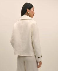 Wool Double-Faced Cropped Peacoat | Brooks Brothers sale