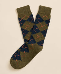Wool-Silk Blend Argyle Socks | Brooks Brothers sale