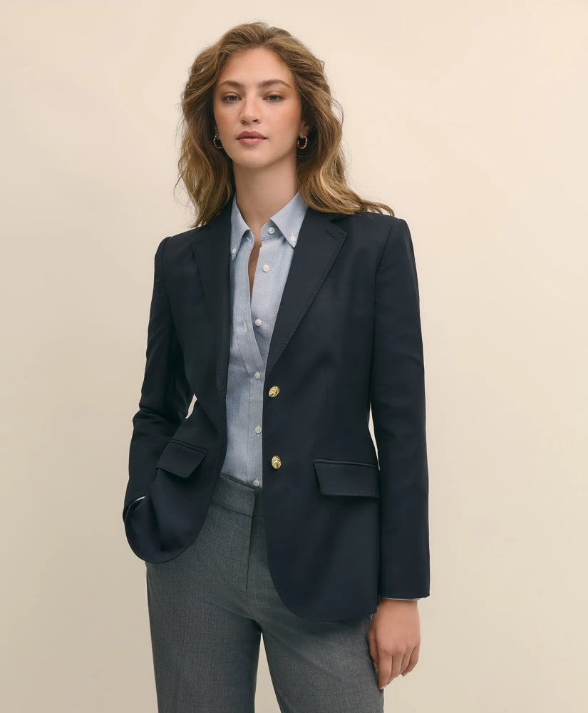 Wool Two-Button Blazer | Brooks Brothers on sale