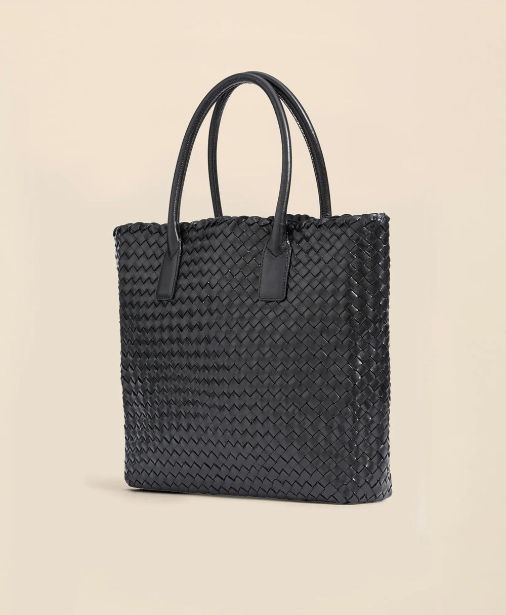 Woven Leather Tote Bag | Brooks Brothers online