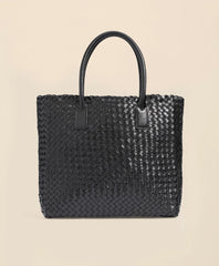 Woven Leather Tote Bag | Brooks Brothers online
