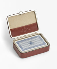 Travel Playing Cards With Calfskin Case | Brooks Brothers cheap