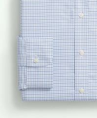 Brooks Brothers Explorer Collection Non-Iron Twill Ainsley Collar, Check Dress Shirt | Brooks Brothers online shop