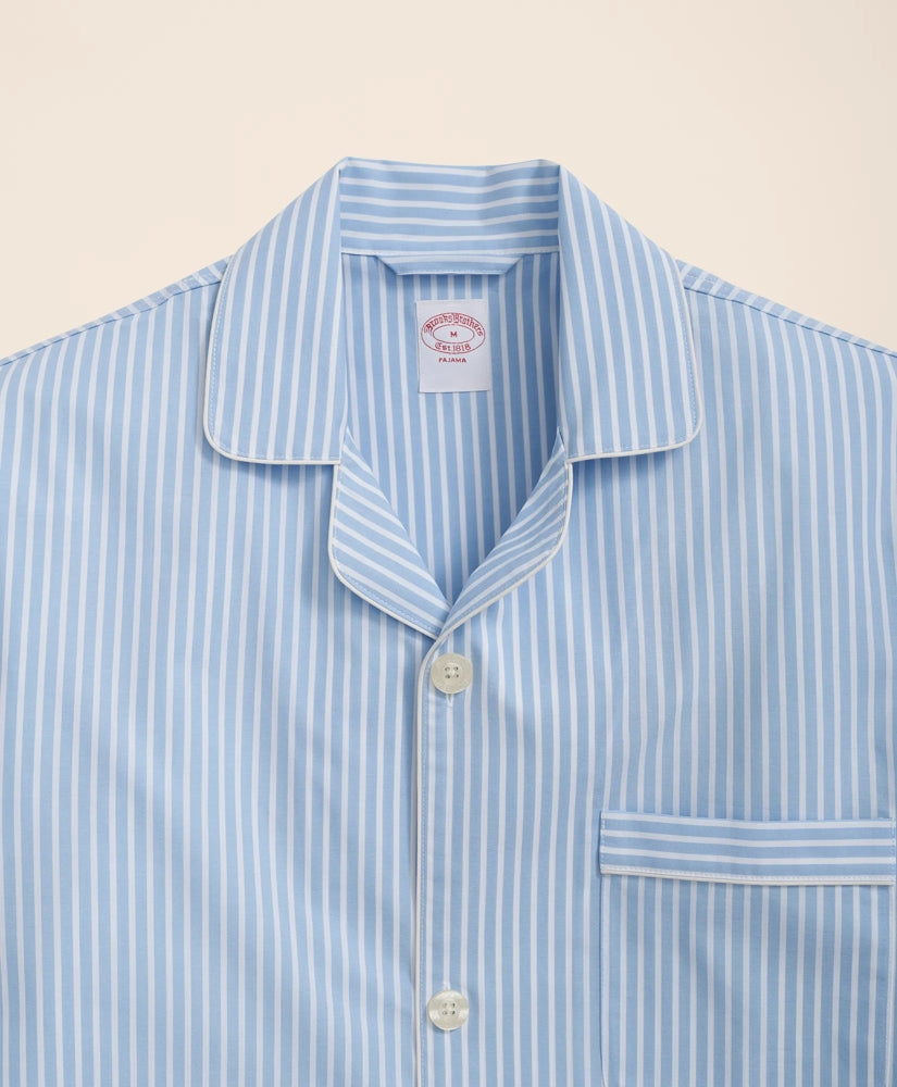 Cotton Broadcloth Bengal Striped Pajamas | Brooks Brothers online