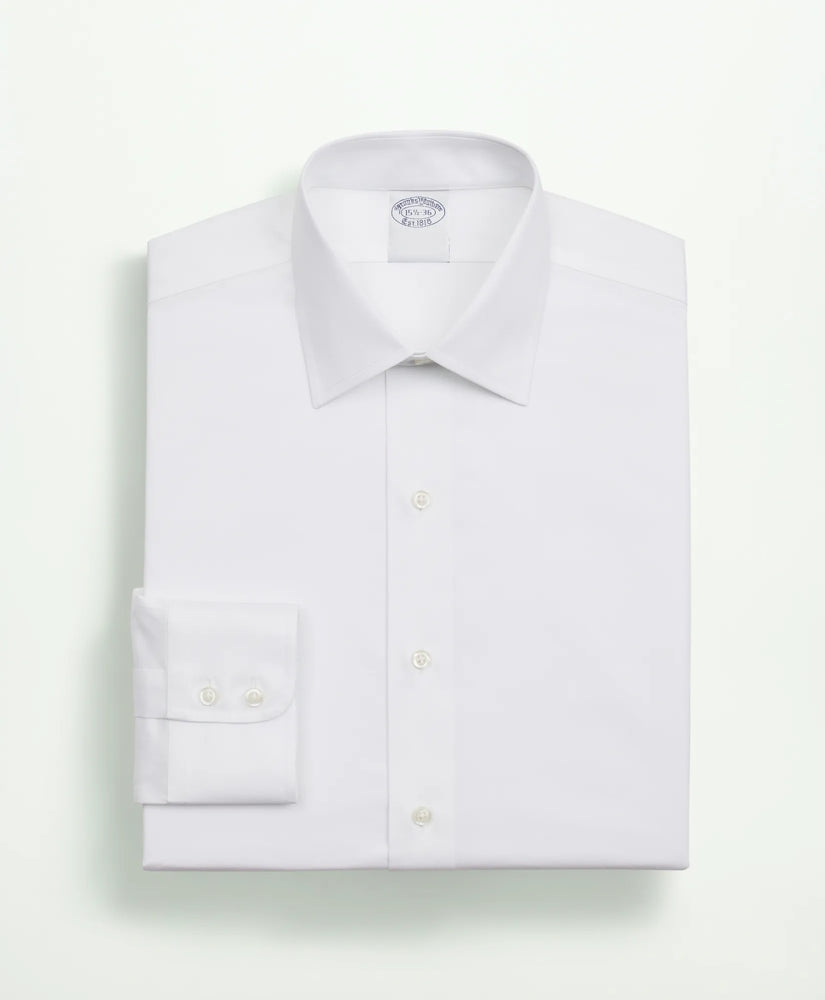 Stretch Supima® Cotton Non-Iron Twill Ainsley Collar Dress Shirt | Brooks Brothers sale