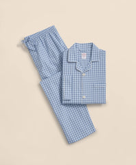 Cotton Broadcloth Gingham Pajamas | Brooks Brothers for sale