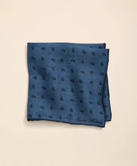 Linen Paisley Pocket Square | Brooks Brothers sale