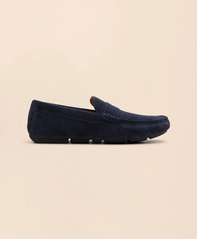 Jefferson Suede Driving Moccasins | Brooks Brothers online