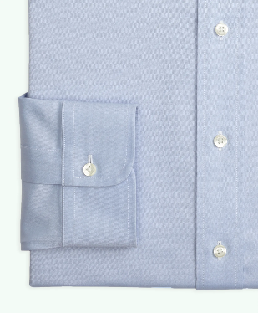 Big & Tall Stretch Dress Shirt, Non-Iron Pinpoint Spread Collar | Brooks Brothers sale
