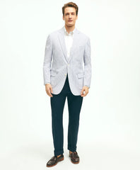 Classic Fit Stretch Cotton Seersucker Sport Coat | Brooks Brothers on sale
